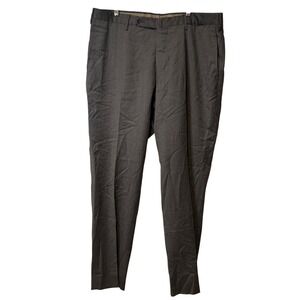 Incotex Dress Pants Mens 38 Gray Super 100s 100% Wool Slowear Benson Trousers
